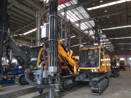 Integrated Surface DTH Drilling Rig, KT12